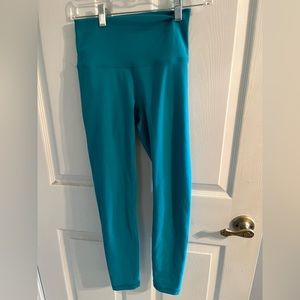 Small blue Janus fabric Fleo leggings 25”